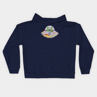 They Come in Peace UFO Kids Hoodie